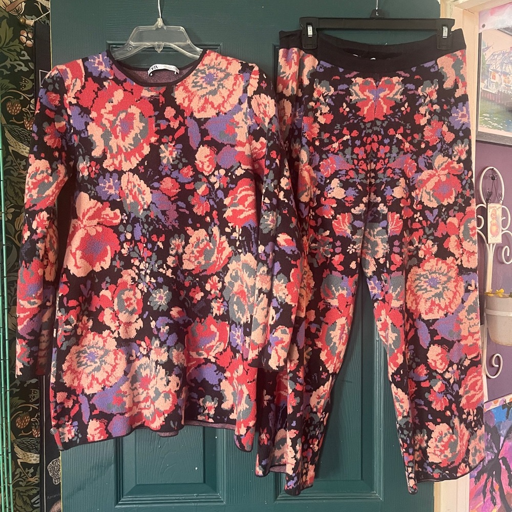 Zara Colorful Knit Sweater